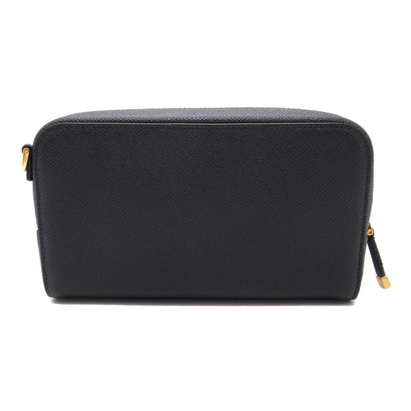 Dior Caro Shoulder Bag Leather Black - Picture 1 of 10
